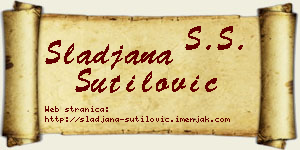 Slađana Šutilović vizit kartica